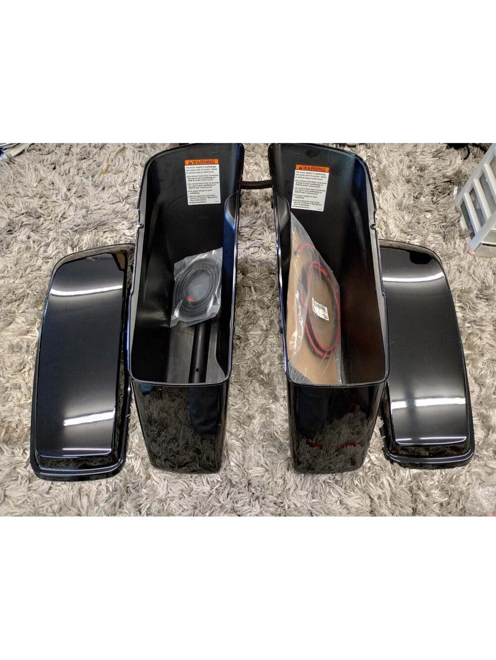 HARLEY DAVIDSON GENUINE 14- UP FLHR TOURING SADDLEBAG SET 90200414